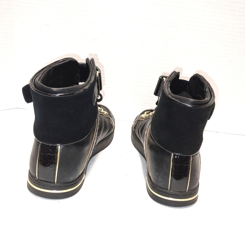 Michael Kors women's boots ankle lace up black Size: 8 - Picture 4 of 7